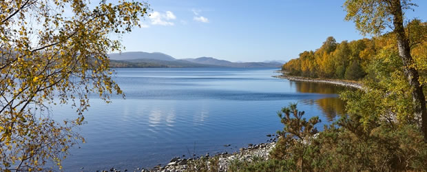 View over loch