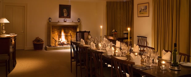 Craiganour Lodge dining room